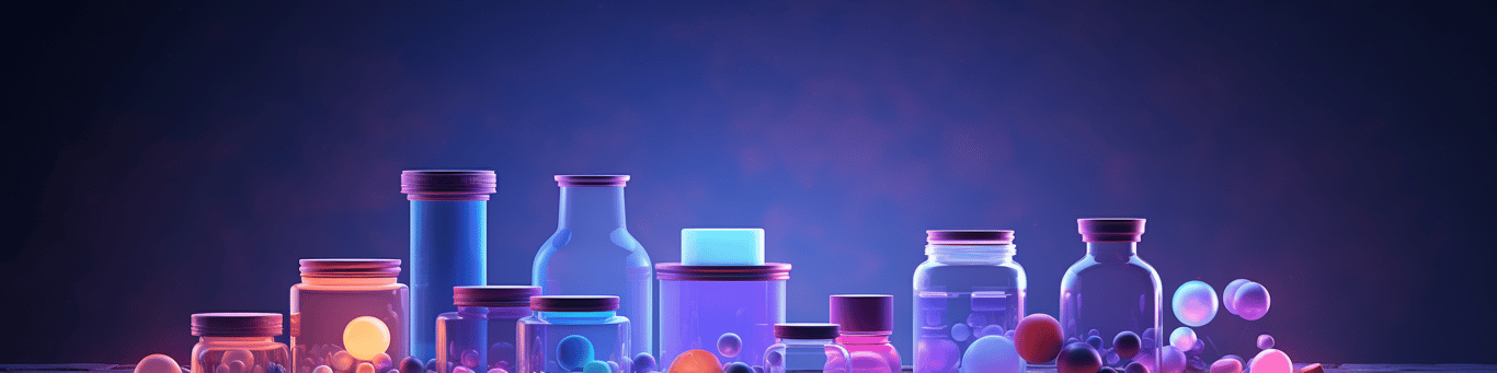 image of different drug pills on a surface