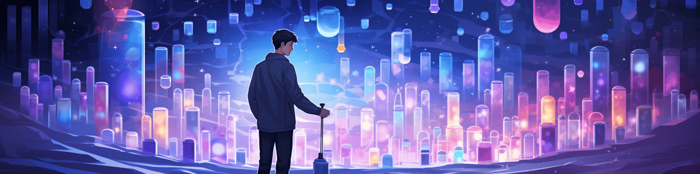 image of a doctor in a lab doing drug, clinical research