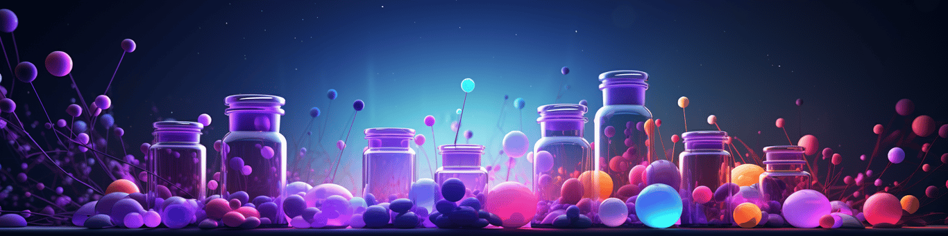 image of different drug pills on a surface