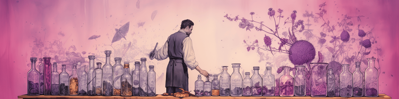 image of a doctor in a lab doing drug, clinical research