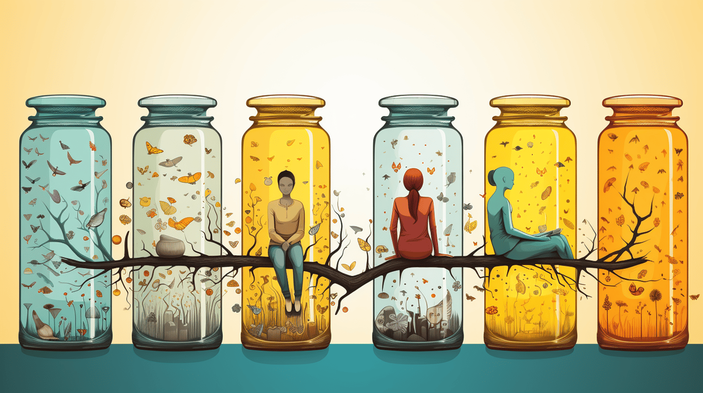 abstract image of a patient experiencing side effect