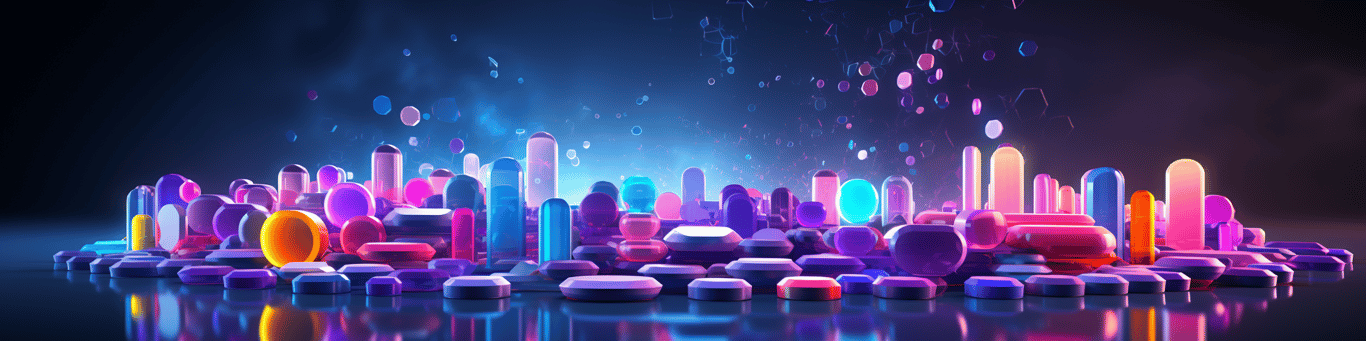image of different drug pills on a surface
