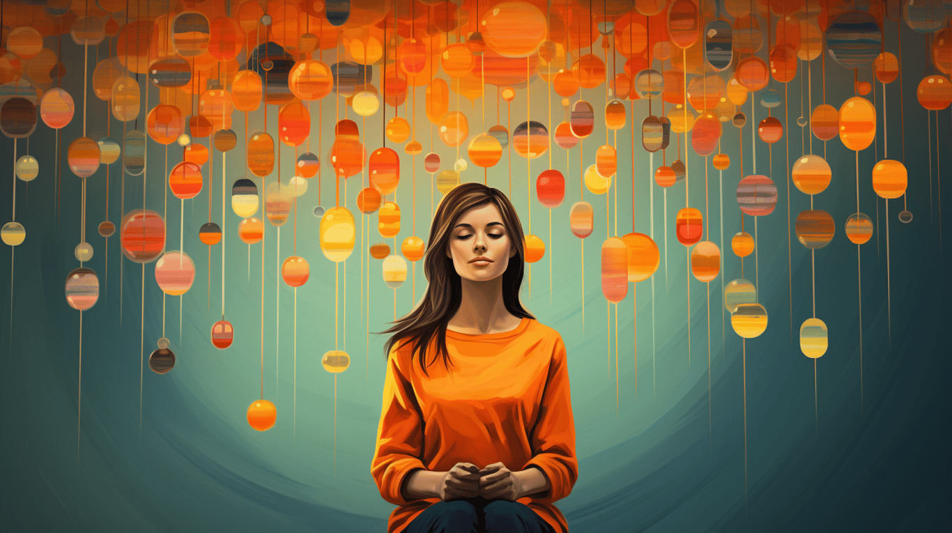 abstract image of a patient experiencing side effect