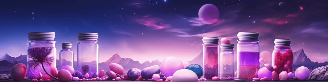 image of different drug pills on a surface