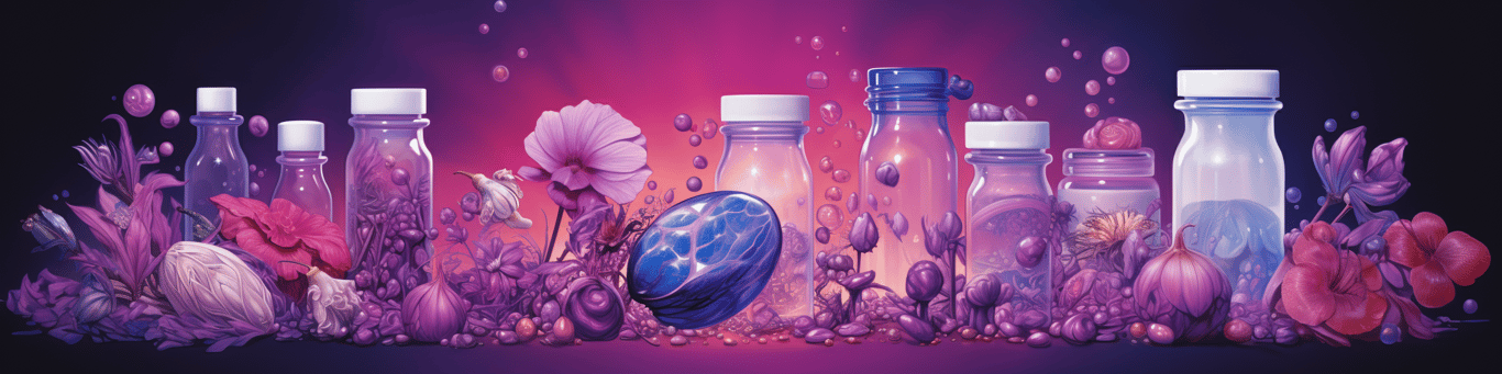 image of different drug pills on a surface