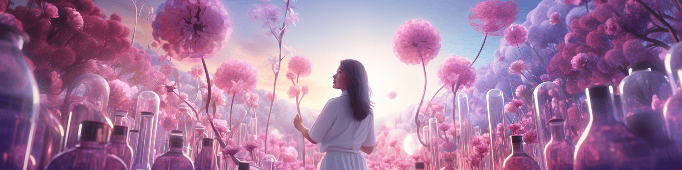 image of a doctor in a lab doing drug, clinical research