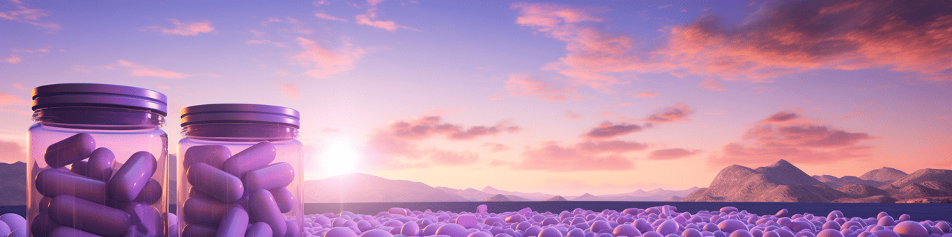 image of different drug pills on a surface