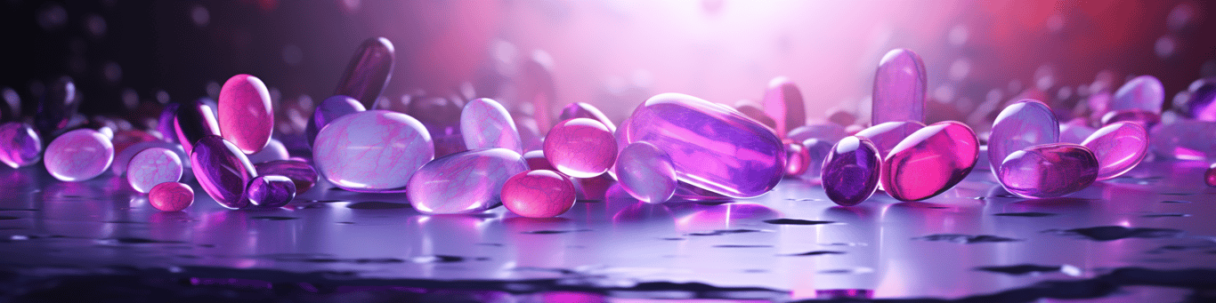 image of different drug pills on a surface