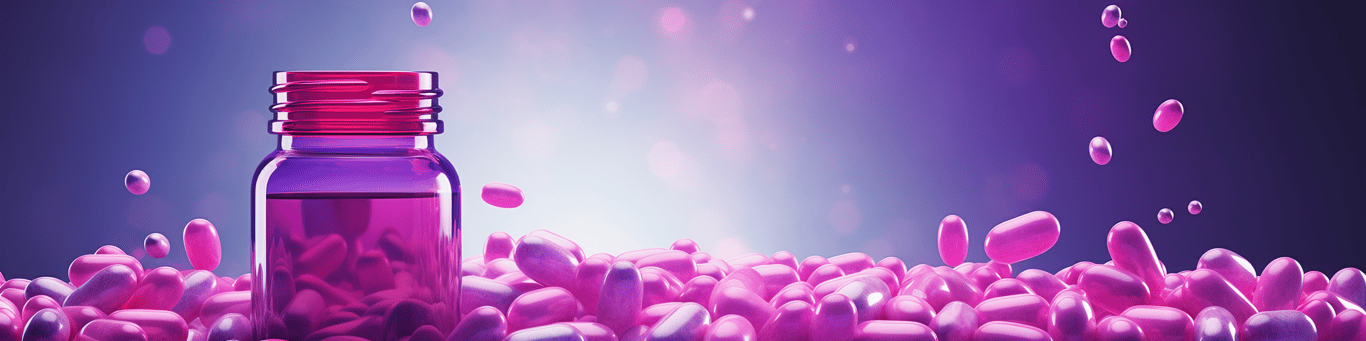 image of different drug pills on a surface