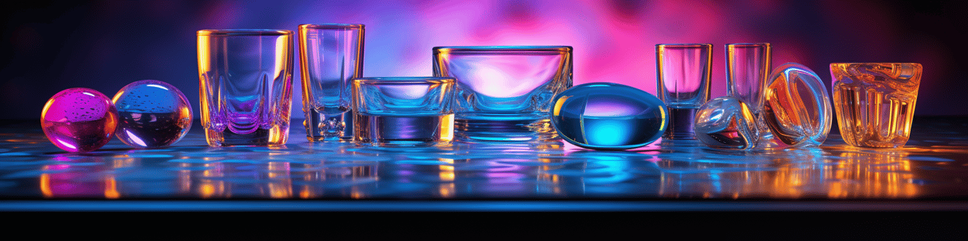 image of drug pills surrounding a glass of water symbolizing drug consumption