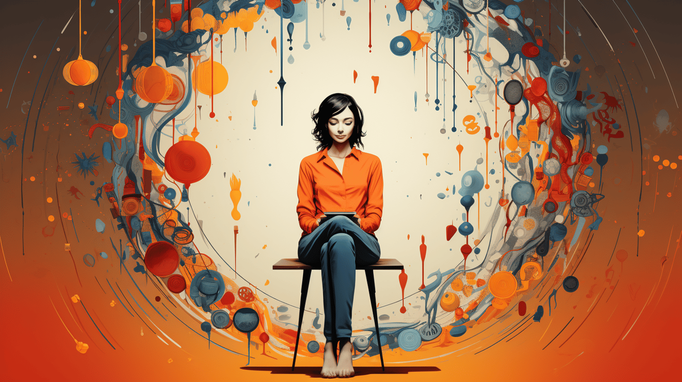 abstract image of a patient experiencing side effect