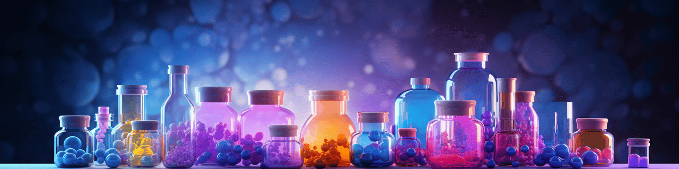 image of different drug pills on a surface