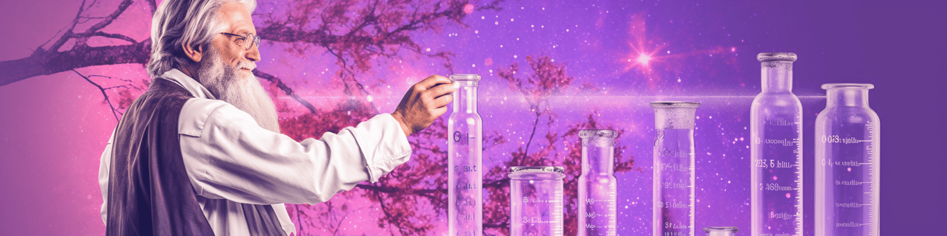 image of a doctor in a lab doing drug, clinical research