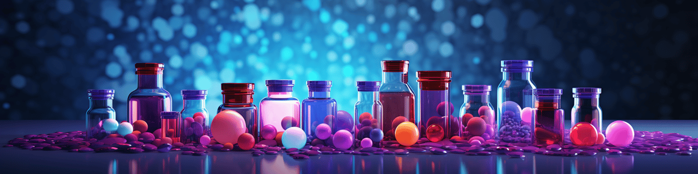 image of different drug pills on a surface