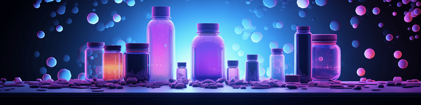 image of different drug pills on a surface