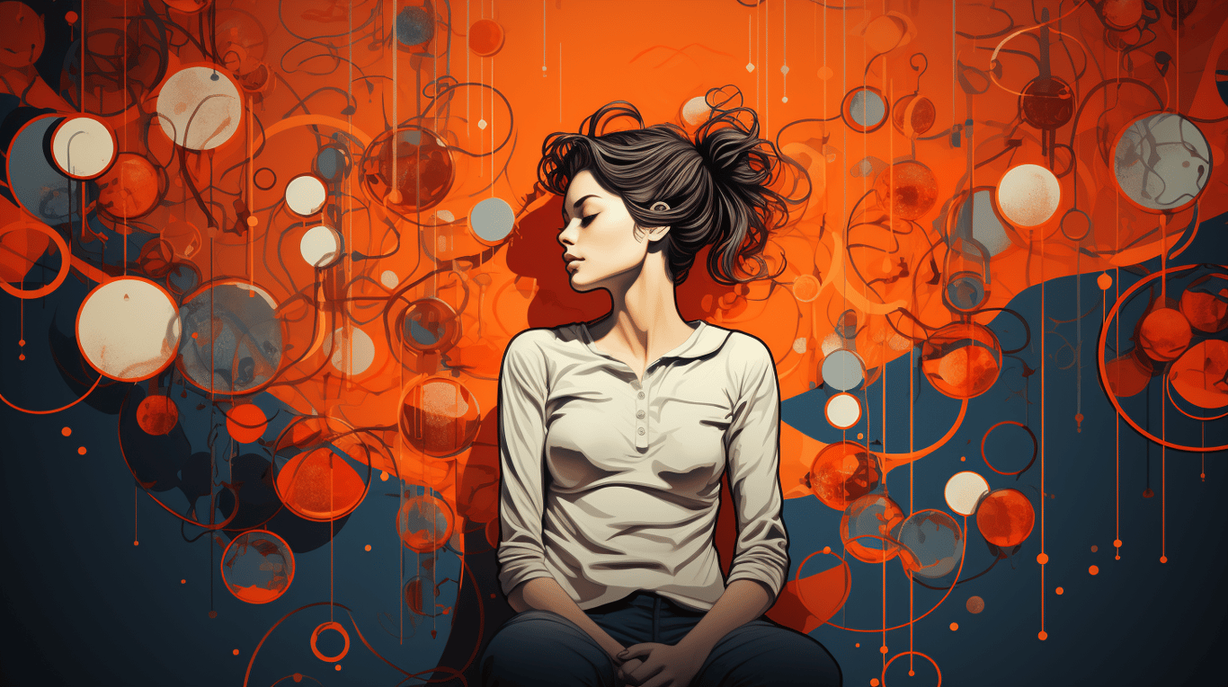 abstract image of a patient experiencing side effect