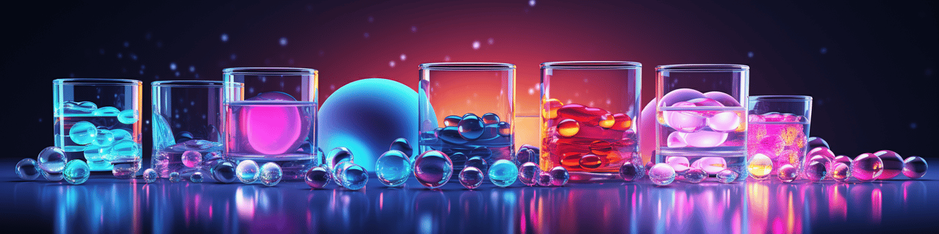 image of drug pills surrounding a glass of water symbolizing drug consumption