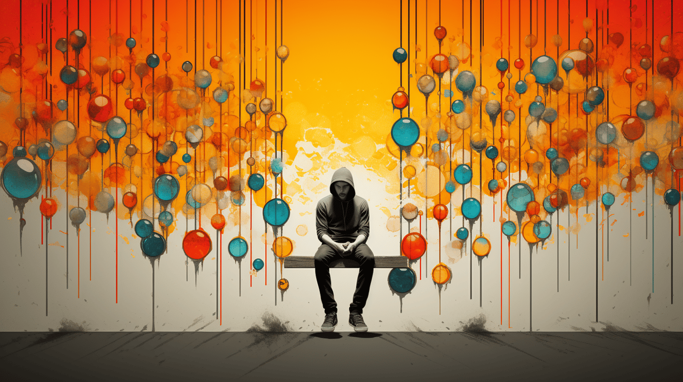 abstract image of a patient experiencing side effect