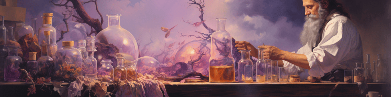 image of a doctor in a lab doing drug, clinical research