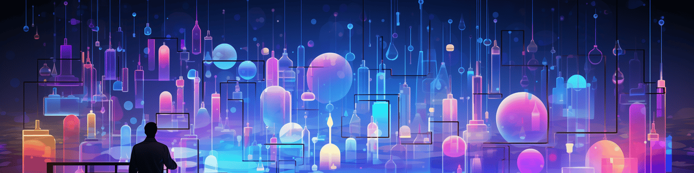 image of a doctor in a lab doing drug, clinical research