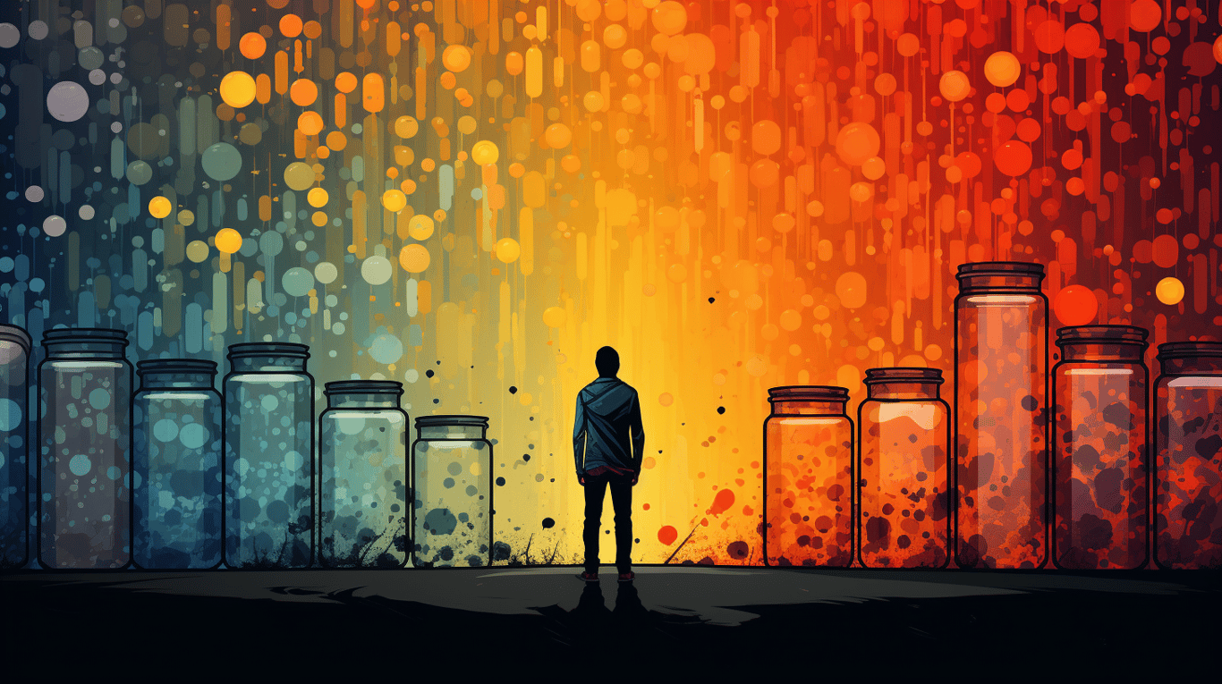 abstract image of a patient experiencing side effect