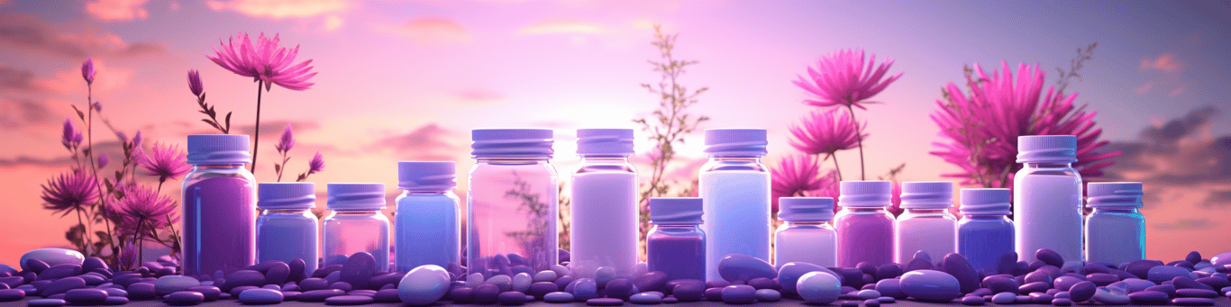 image of different drug pills on a surface