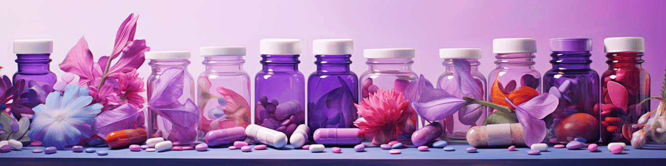 image of different drug pills on a surface