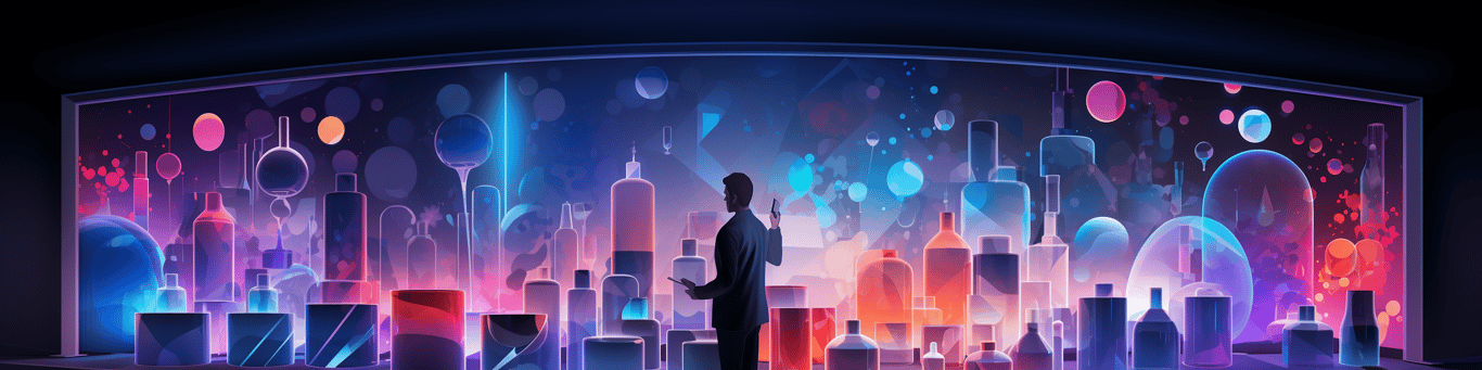 image of a doctor in a lab doing drug, clinical research