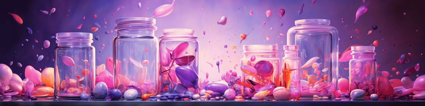 image of different drug pills on a surface