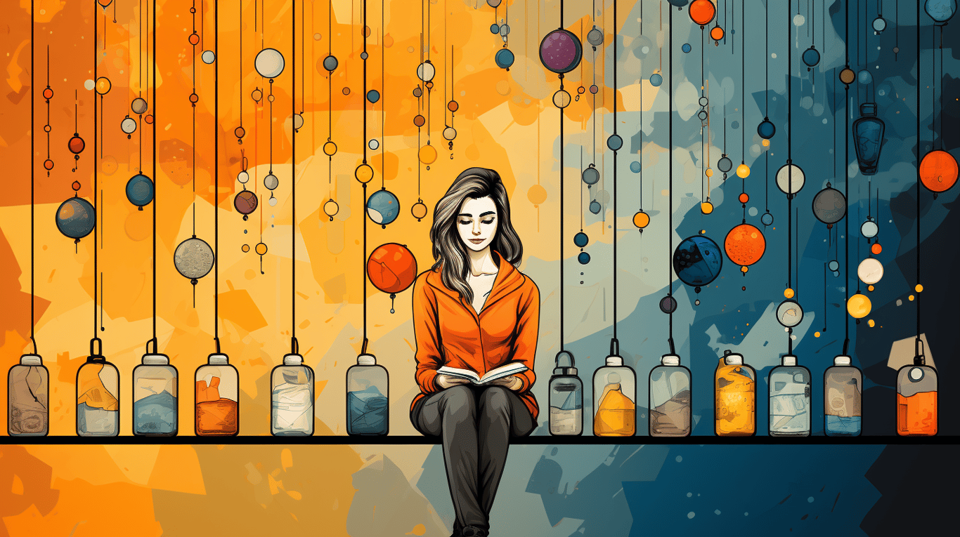 abstract image of a patient experiencing side effect