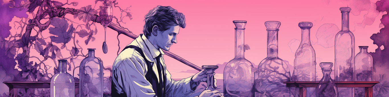 image of a doctor in a lab doing drug, clinical research