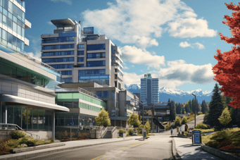 Image of Dongzhimen Hospital, Beijing University of Chinese Medicine in Richmond, Canada.