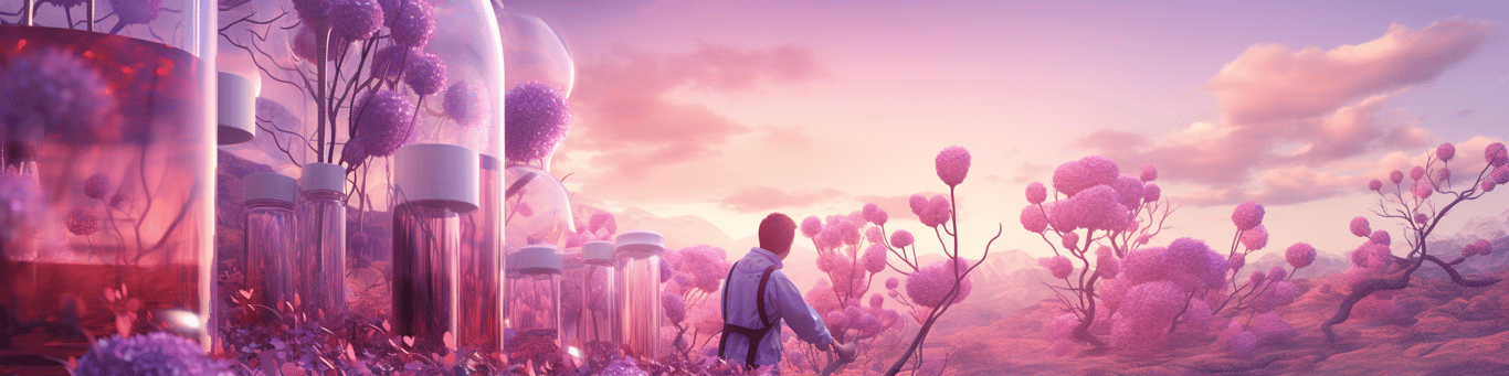 image of a doctor in a lab doing drug, clinical research