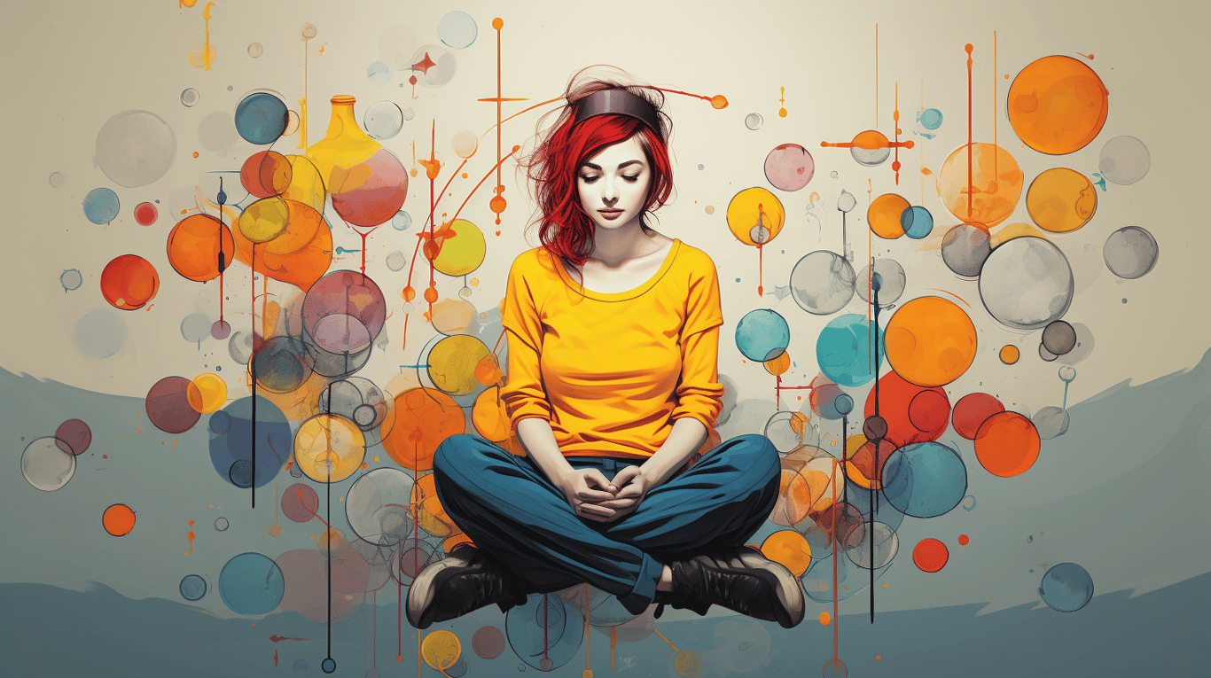 abstract image of a patient experiencing side effect