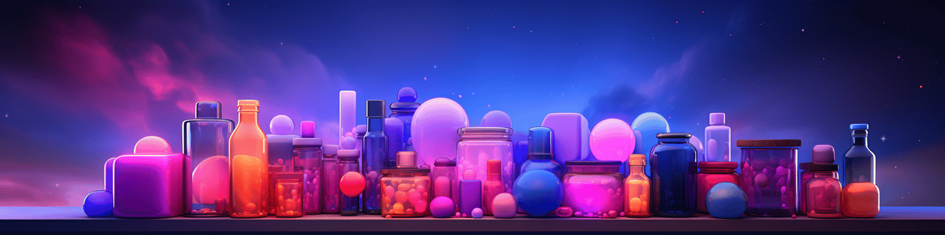 image of different drug pills on a surface