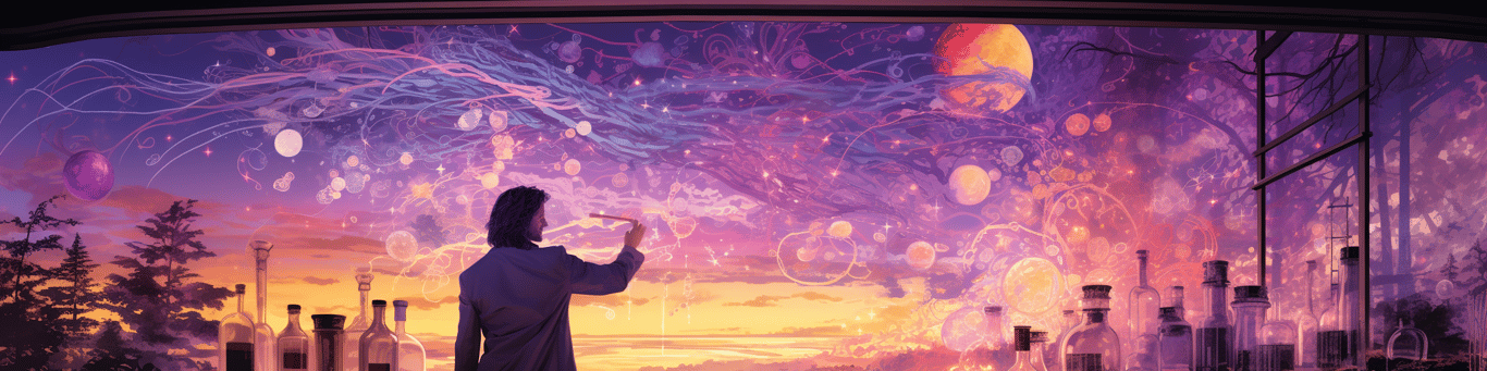 image of a doctor in a lab doing drug, clinical research