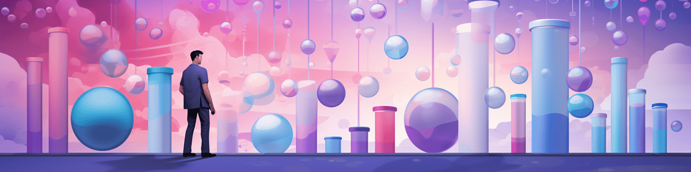 image of a doctor in a lab doing drug, clinical research