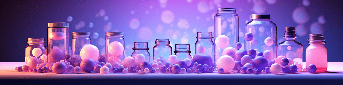 image of different drug pills on a surface