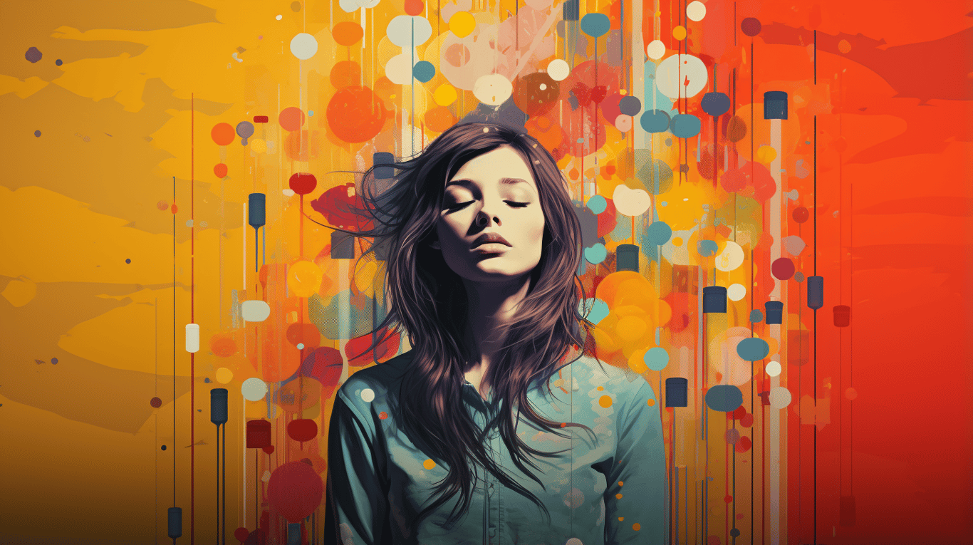 abstract image of a patient experiencing side effect