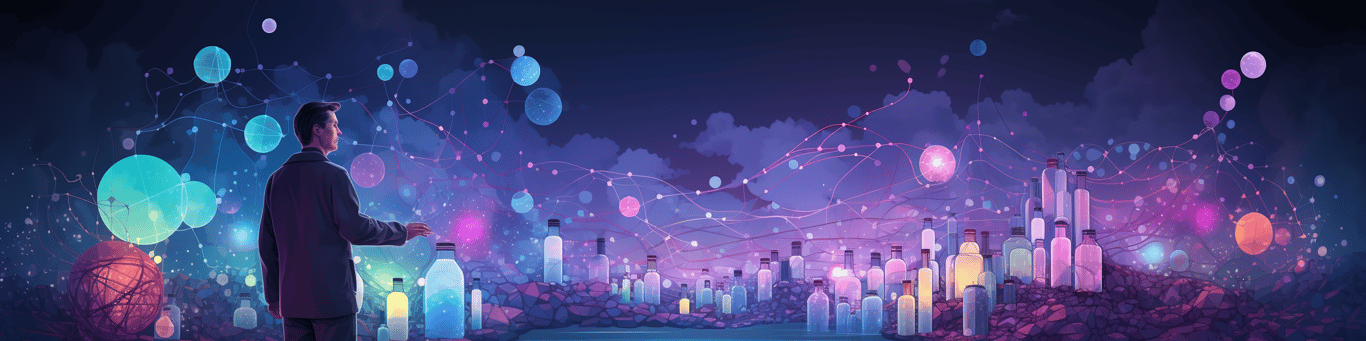 image of a doctor in a lab doing drug, clinical research