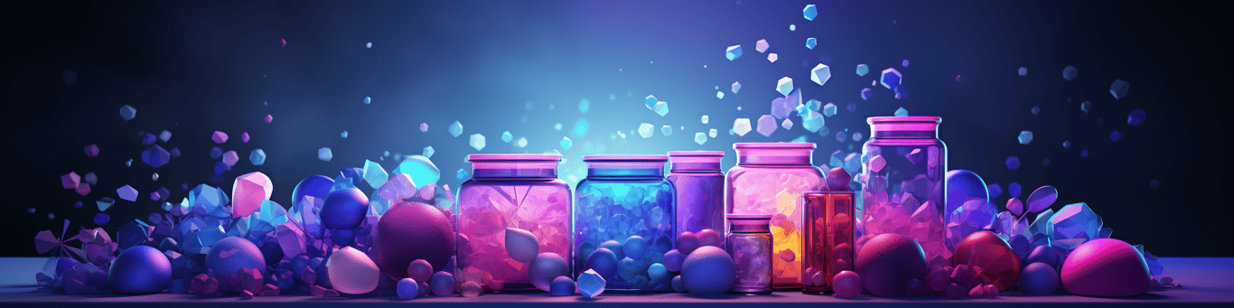 image of different drug pills on a surface