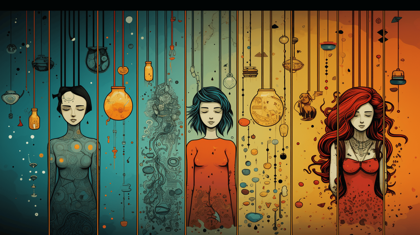 abstract image of a patient experiencing side effect