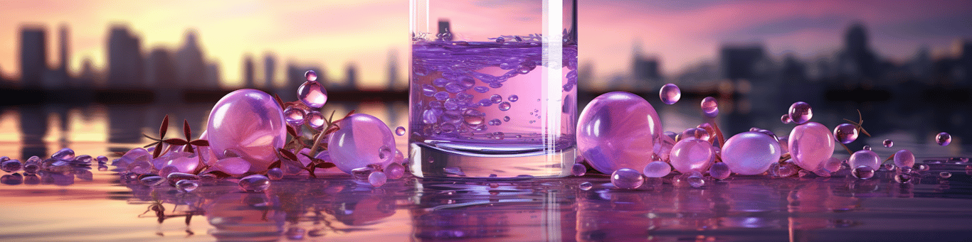 image of drug pills surrounding a glass of water symbolizing drug consumption