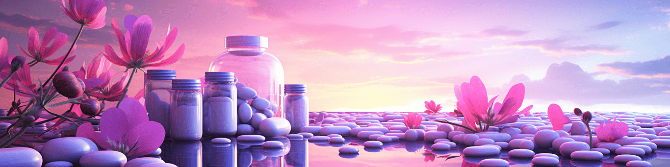 image of different drug pills on a surface