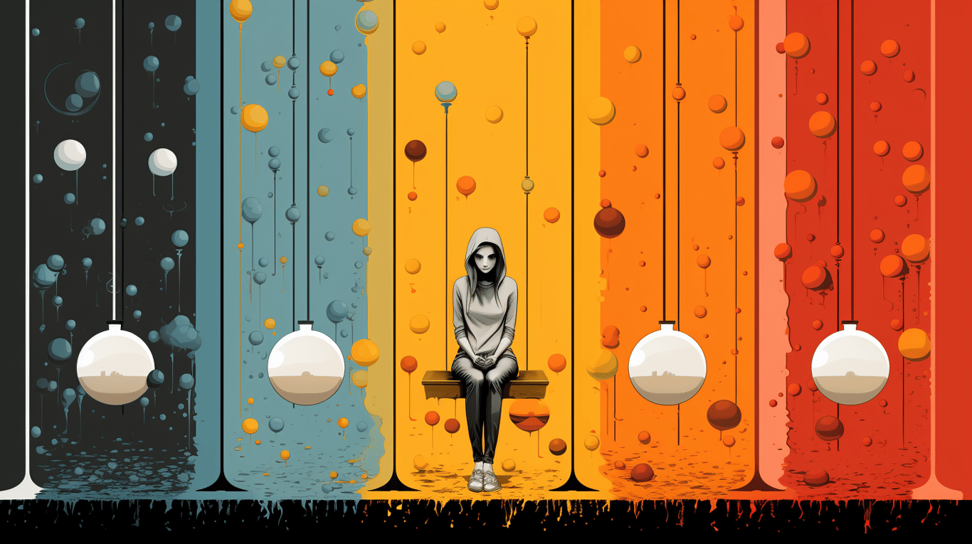 abstract image of a patient experiencing side effect