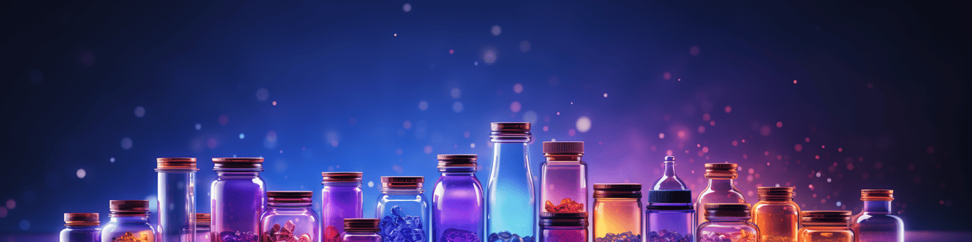 image of different drug pills on a surface