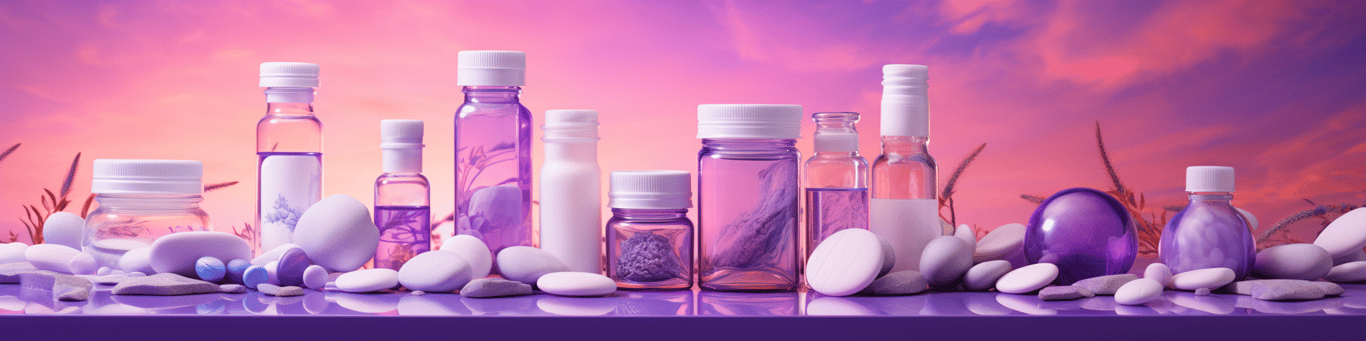 image of different drug pills on a surface