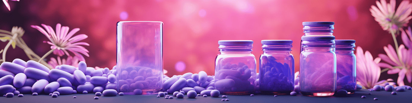 image of different drug pills on a surface