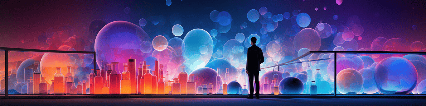 image of a doctor in a lab doing drug, clinical research