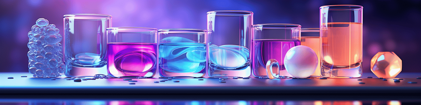 image of drug pills surrounding a glass of water symbolizing drug consumption